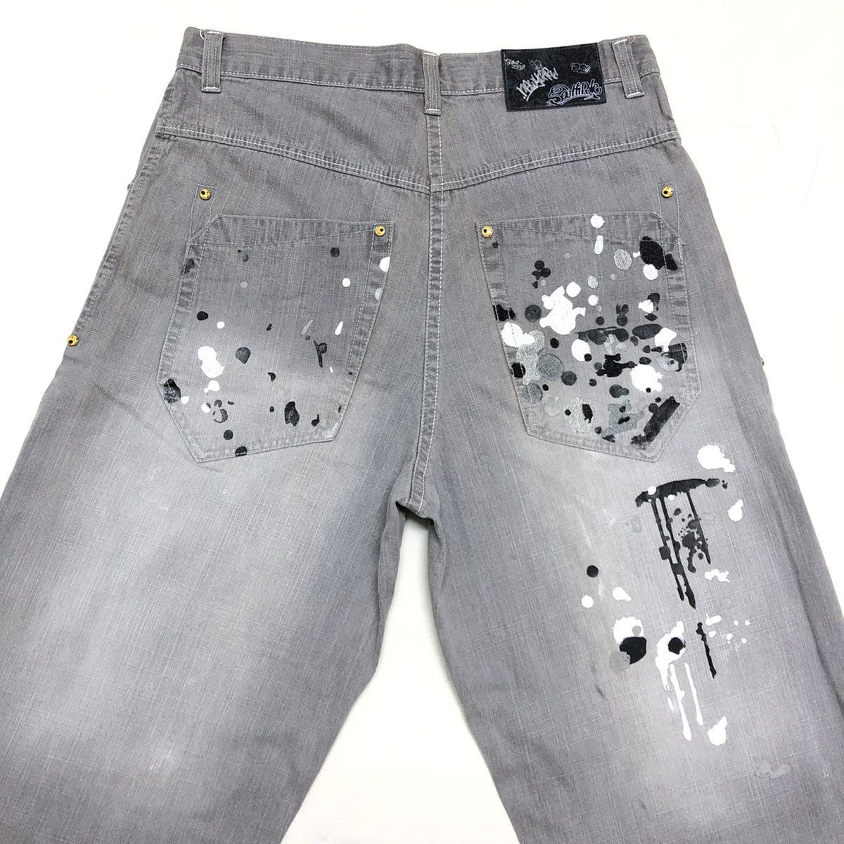 Southpole Vintage Southpole Splash Painter Baggy/Loose Denim Size US 36 / EU 52 - 13 Thumbnail