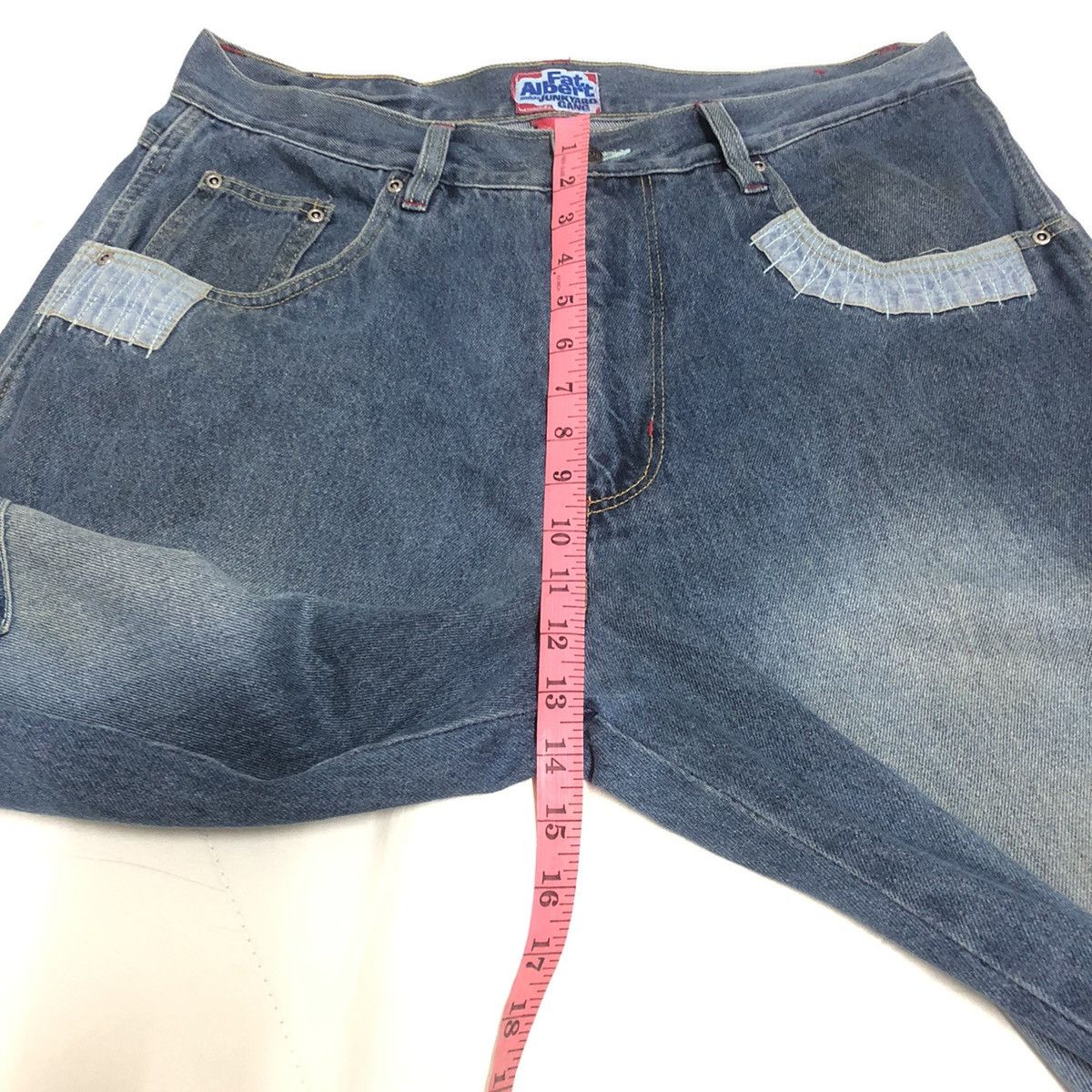 Fubu Vintage Fubu X Fat Albert Patchwork Boro Baggy Denim Size US 34 / EU 50 - 11 Thumbnail