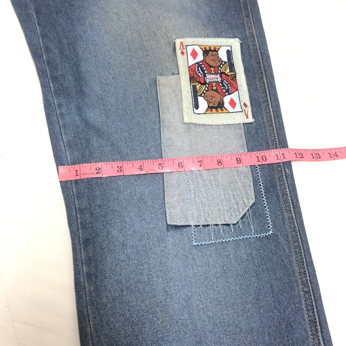 Fubu Vintage Fubu X Fat Albert Patchwork Boro Baggy Denim Size US 34 / EU 50 - 13 Thumbnail