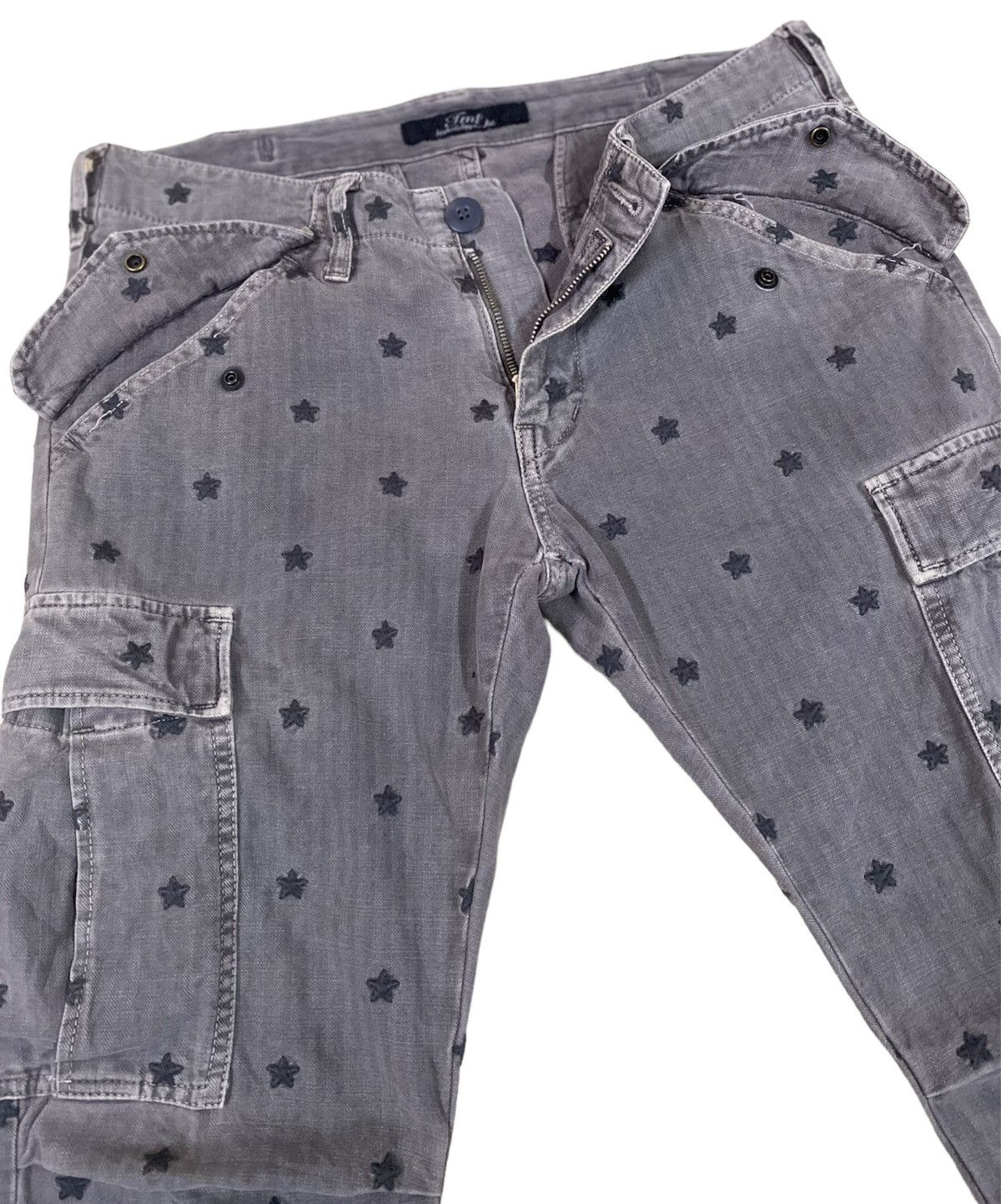 Japanese Brand × TMT T.M.T Japan Cargo Star All over Slim fit Pant Size US 31 - 6 Thumbnail