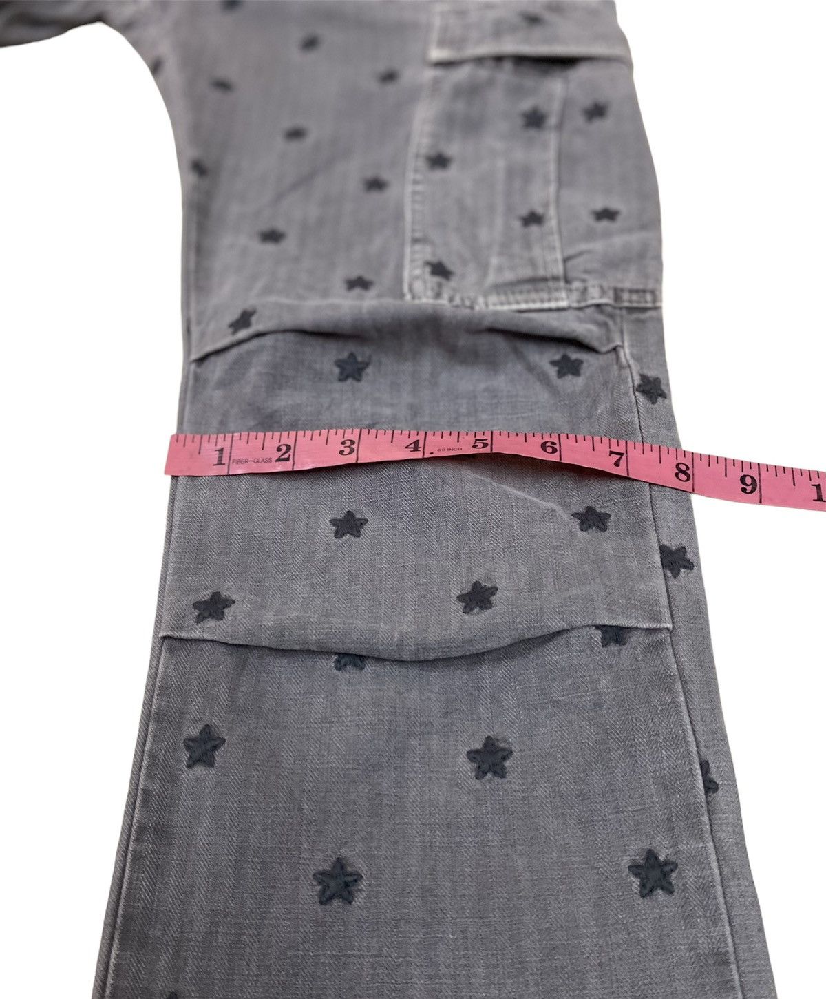 Japanese Brand × TMT T.M.T Japan Cargo Star All over Slim fit Pant Size US 31 - 13 Thumbnail
