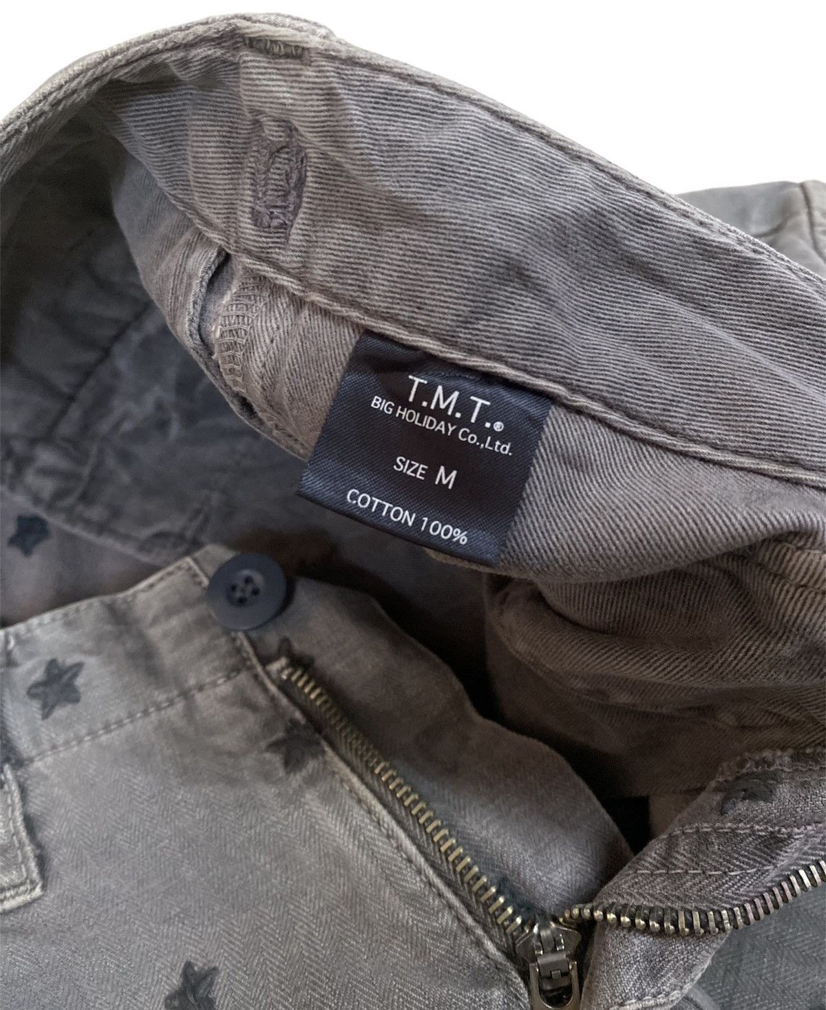 Japanese Brand × TMT T.M.T Japan Cargo Star All over Slim fit Pant Size US 31 - 3 Thumbnail
