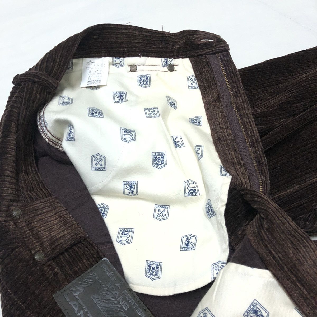 Lancel Vintage Lancel Paris Baggy Corduroy Size US 32 / EU 48 - 4 Thumbnail