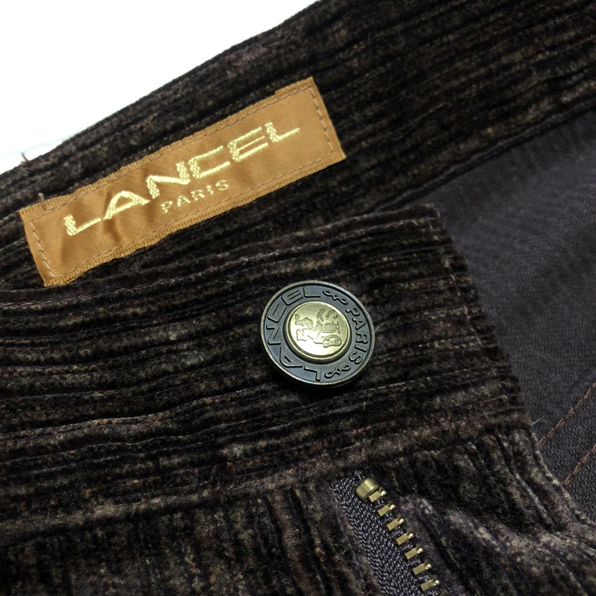 Lancel Vintage Lancel Paris Baggy Corduroy Size US 32 / EU 48 - 2 Thumbnail