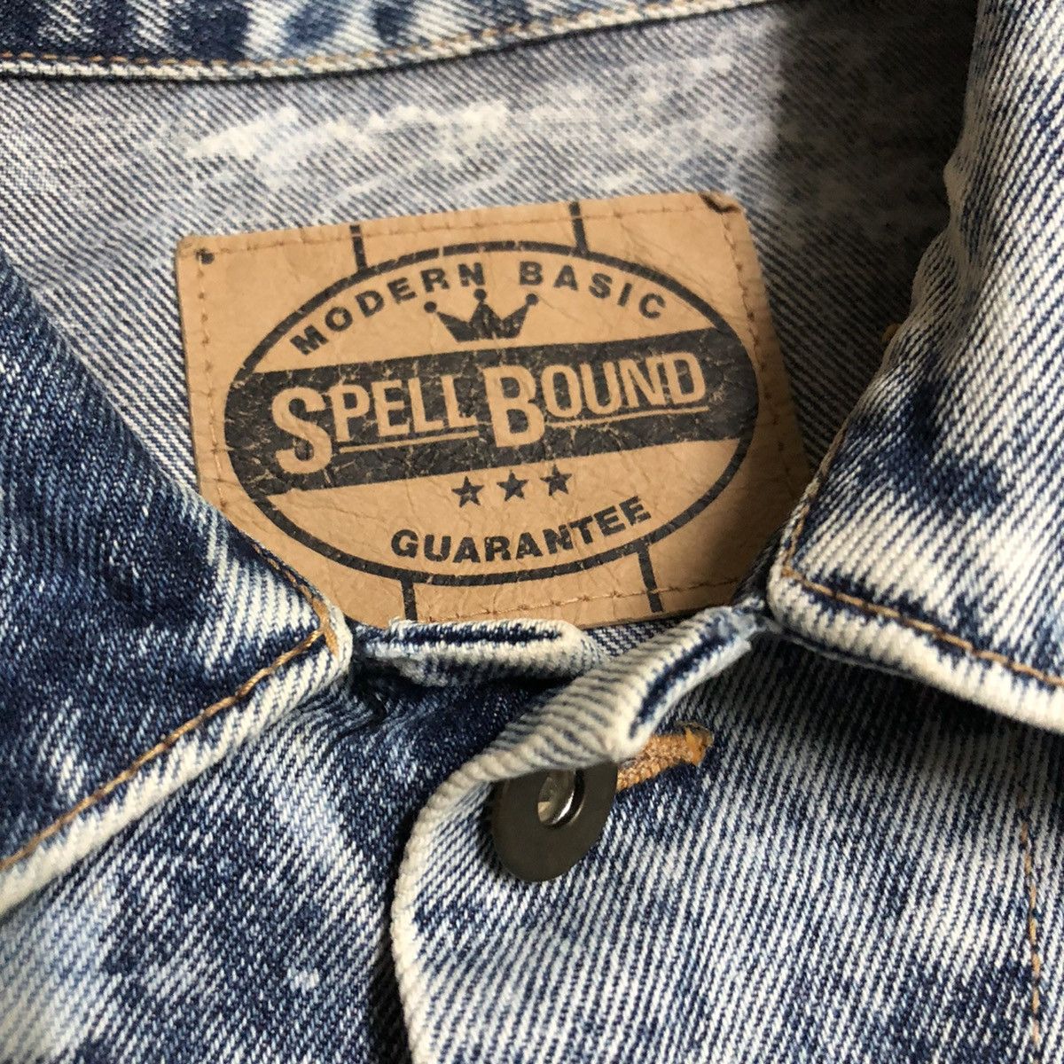 Spellbound Spellbound Japan Acid Wash Type 2 Denim Jacket Size US M / EU 48-50 / 2 - 2 Thumbnail