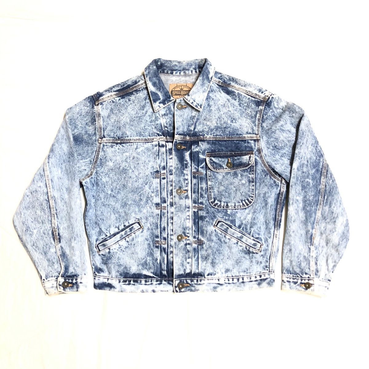 Spellbound Spellbound Japan Acid Wash Type 2 Denim Jacket Size US M / EU 48-50 / 2 - 1 Thumbnail