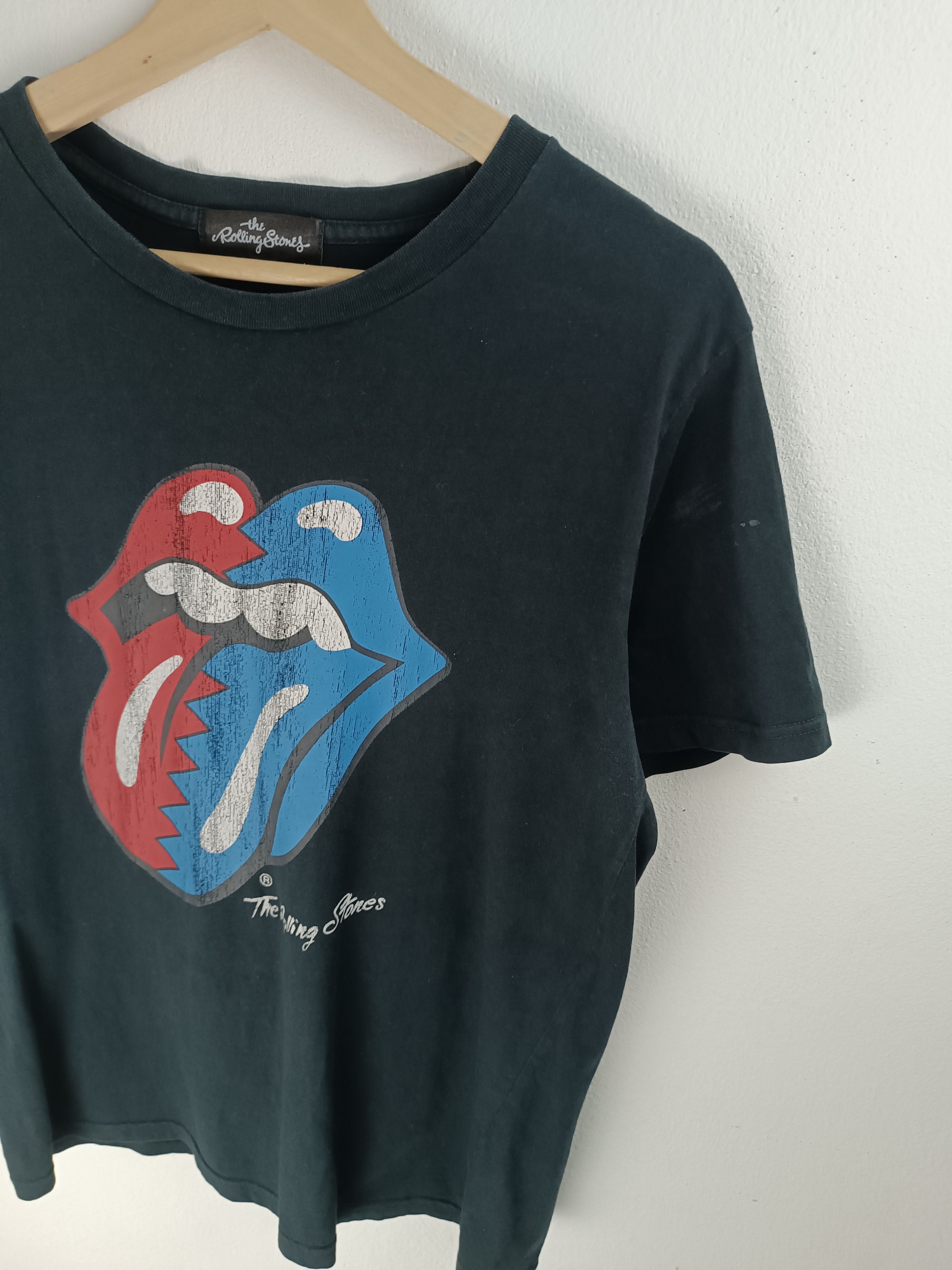 Band Tees THRASHED FADED VINTAGE ROLLING STONES zeppelin aerosmith u2 Size US S / EU 44-46 / 1 - 7 Thumbnail