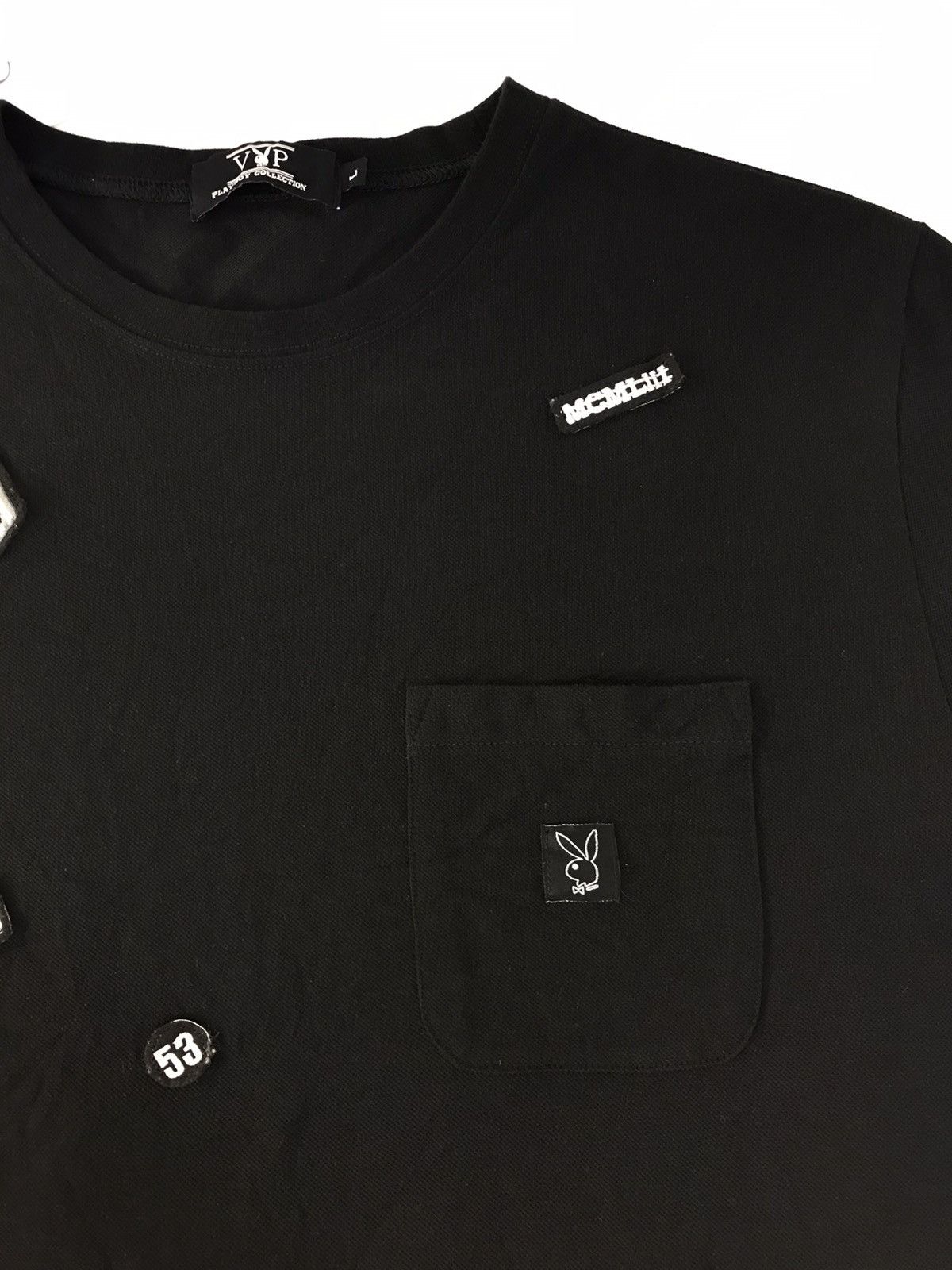 Playboy Playboy Collection Singgle Pocket Pacthes Design Tee Size US M / EU 48-50 / 2 - 4 Thumbnail