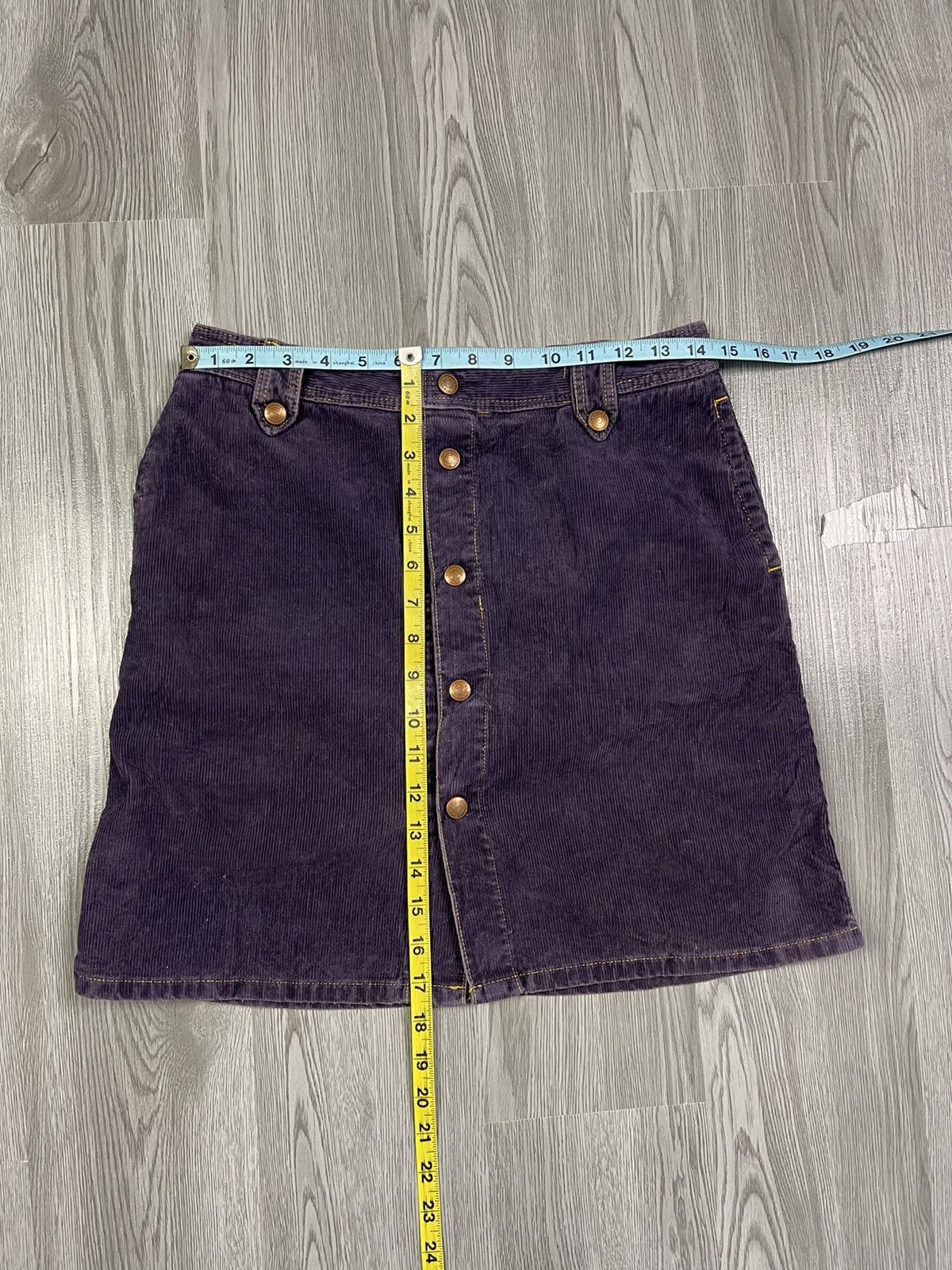 Hysteric Glamour Hysteric Glamour in purple cudroy middle button wrap skirt Size 29" - 9 Thumbnail