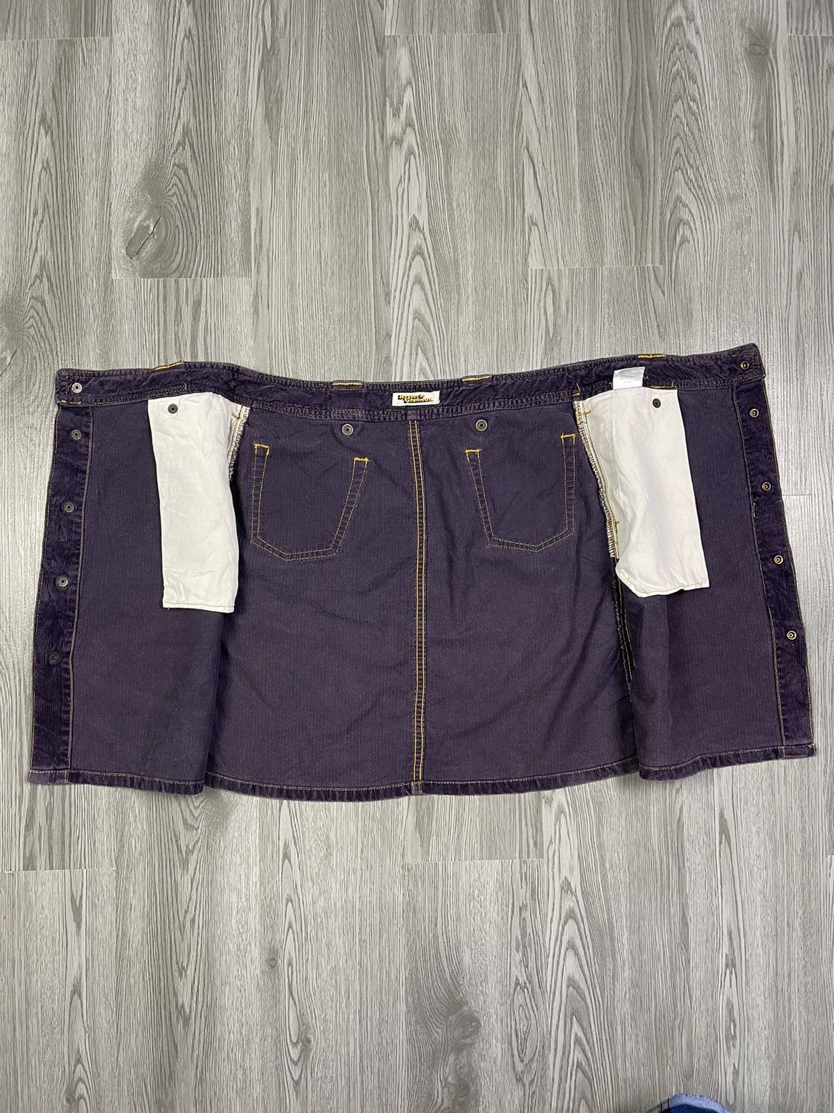 Hysteric Glamour Hysteric Glamour in purple cudroy middle button wrap skirt Size 29" - 4 Thumbnail