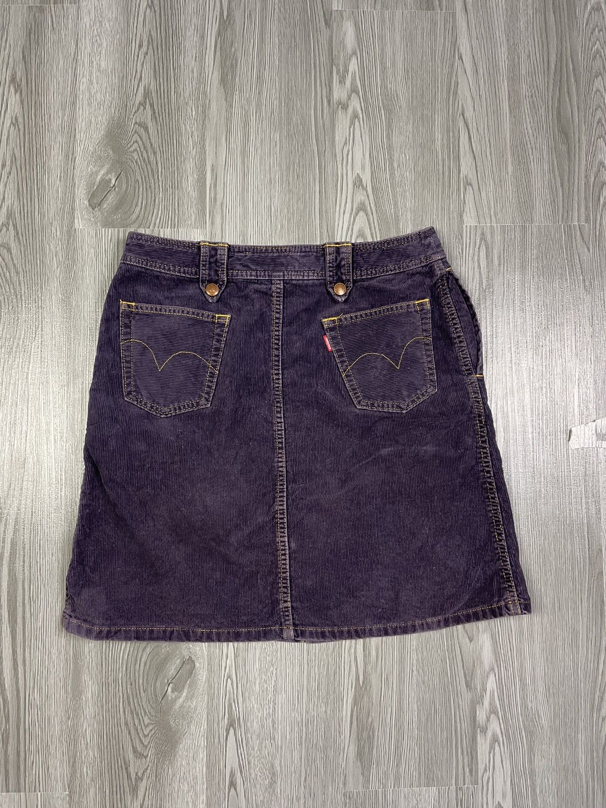 Hysteric Glamour Hysteric Glamour in purple cudroy middle button wrap skirt Size 29" - 2 Thumbnail