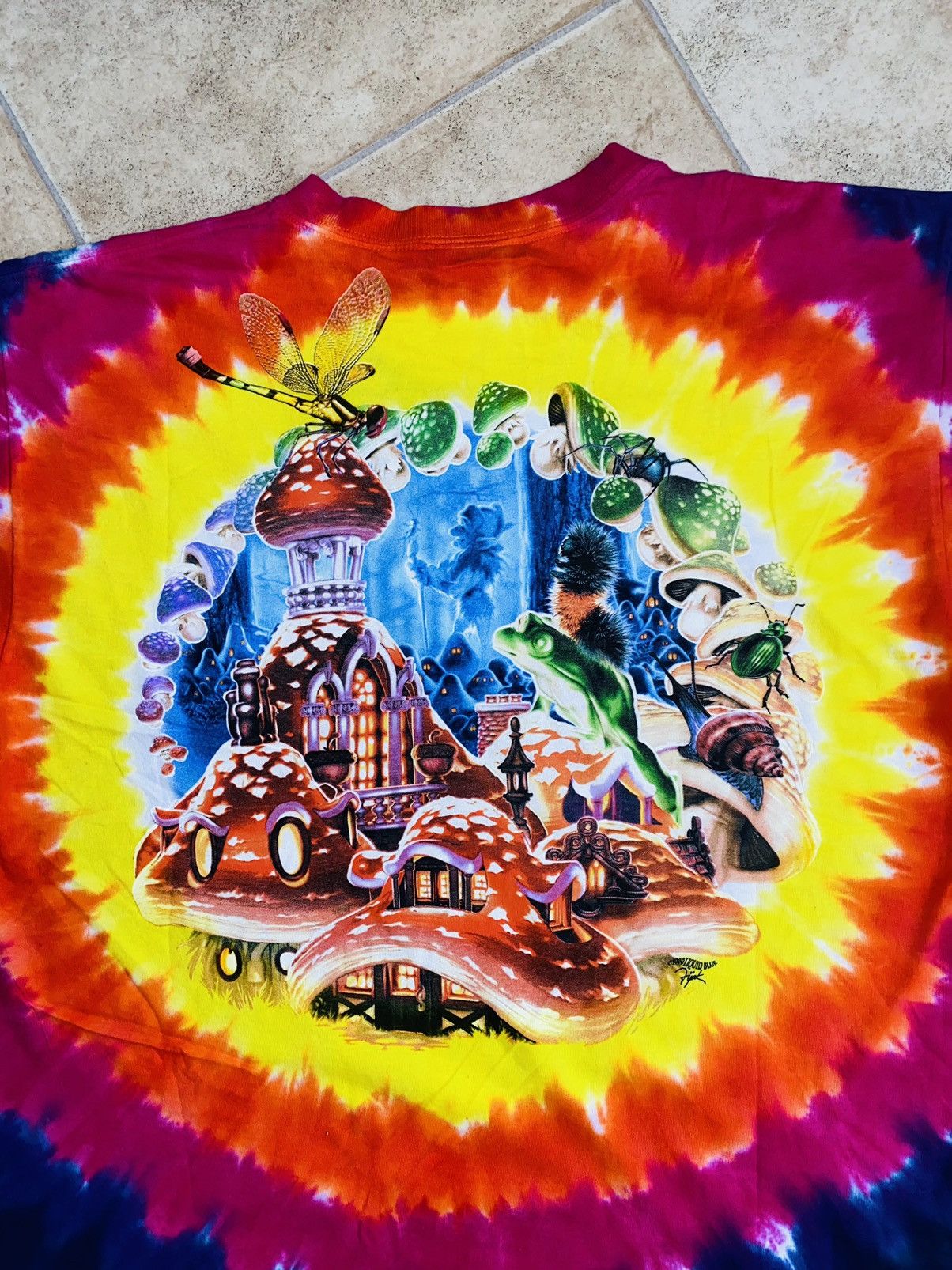 Flatbush Zombies Mushroom Elf 1999 USA TieDye Travis Skott Pleasures Supreme Size US L / EU 52-54 / 3 - 4 Thumbnail