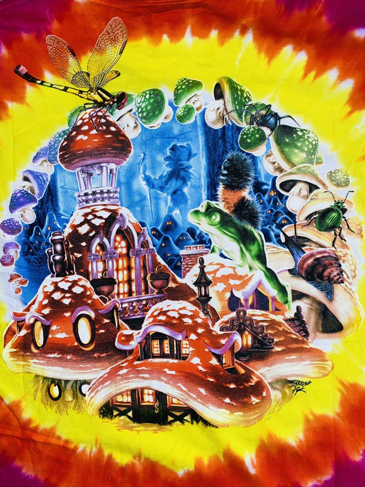 Flatbush Zombies Mushroom Elf 1999 USA TieDye Travis Skott Pleasures Supreme Size US L / EU 52-54 / 3 - 5 Thumbnail