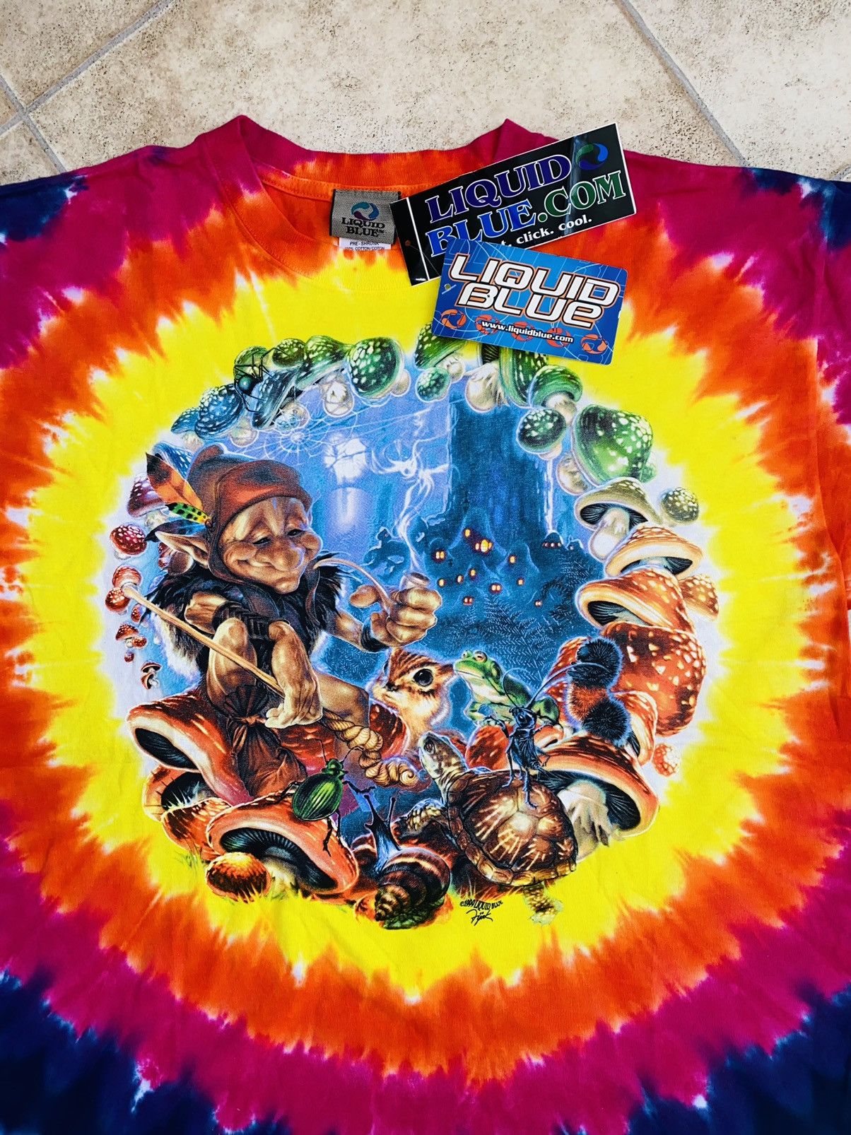 Flatbush Zombies Mushroom Elf 1999 USA TieDye Travis Skott Pleasures Supreme Size US L / EU 52-54 / 3 - 2 Thumbnail