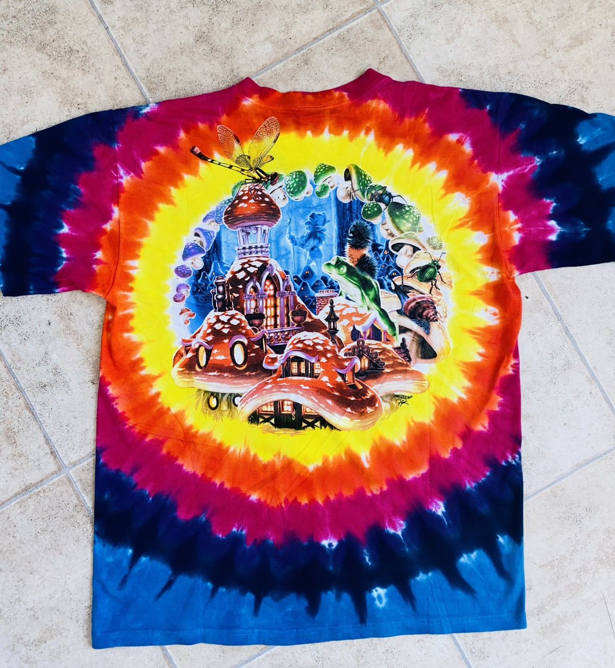 Flatbush Zombies Mushroom Elf 1999 USA TieDye Travis Skott Pleasures Supreme Size US L / EU 52-54 / 3 - 3 Thumbnail