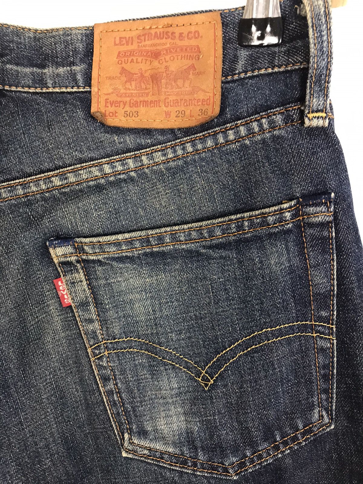 Japanese Brand × Levi's × Vintage Vintage Levi’s Lot 503 Distressed Denim Style Size US 29 - 12 Thumbnail