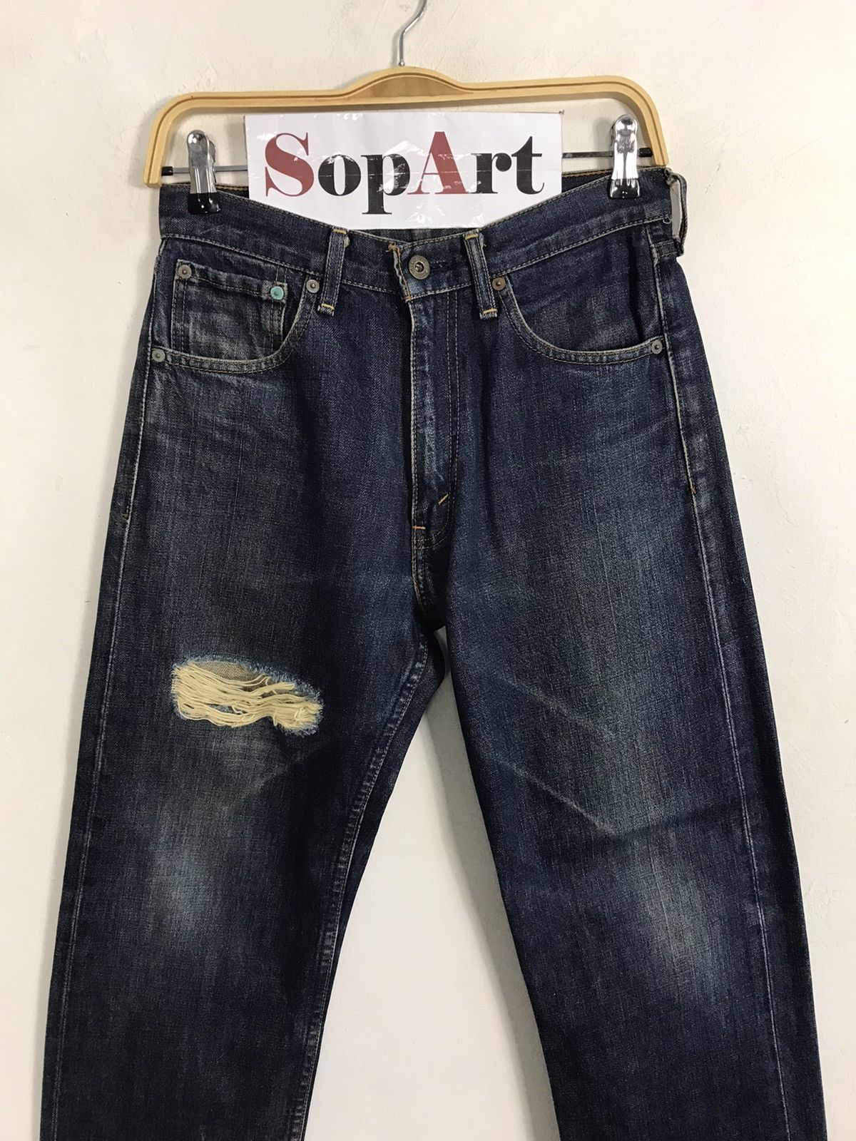 Japanese Brand × Levi's × Vintage Vintage Levi’s Lot 503 Distressed Denim Style Size US 29 - 3 Thumbnail