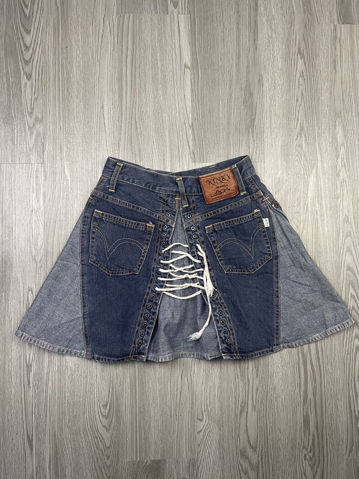 Hysteric Glamour Hysteric Glamour Kinky Rope detailed Denim Skirt Size 26" / US 2 / IT 38 - 2 Thumbnail