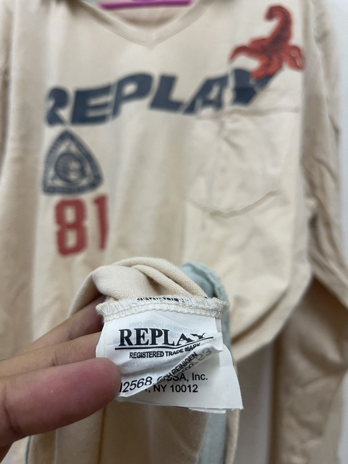 Replay Rare Vintage REPLAY Hawks Long Sleeve Polo Tee Size US XXL / EU 58 / 5 - 5 Thumbnail
