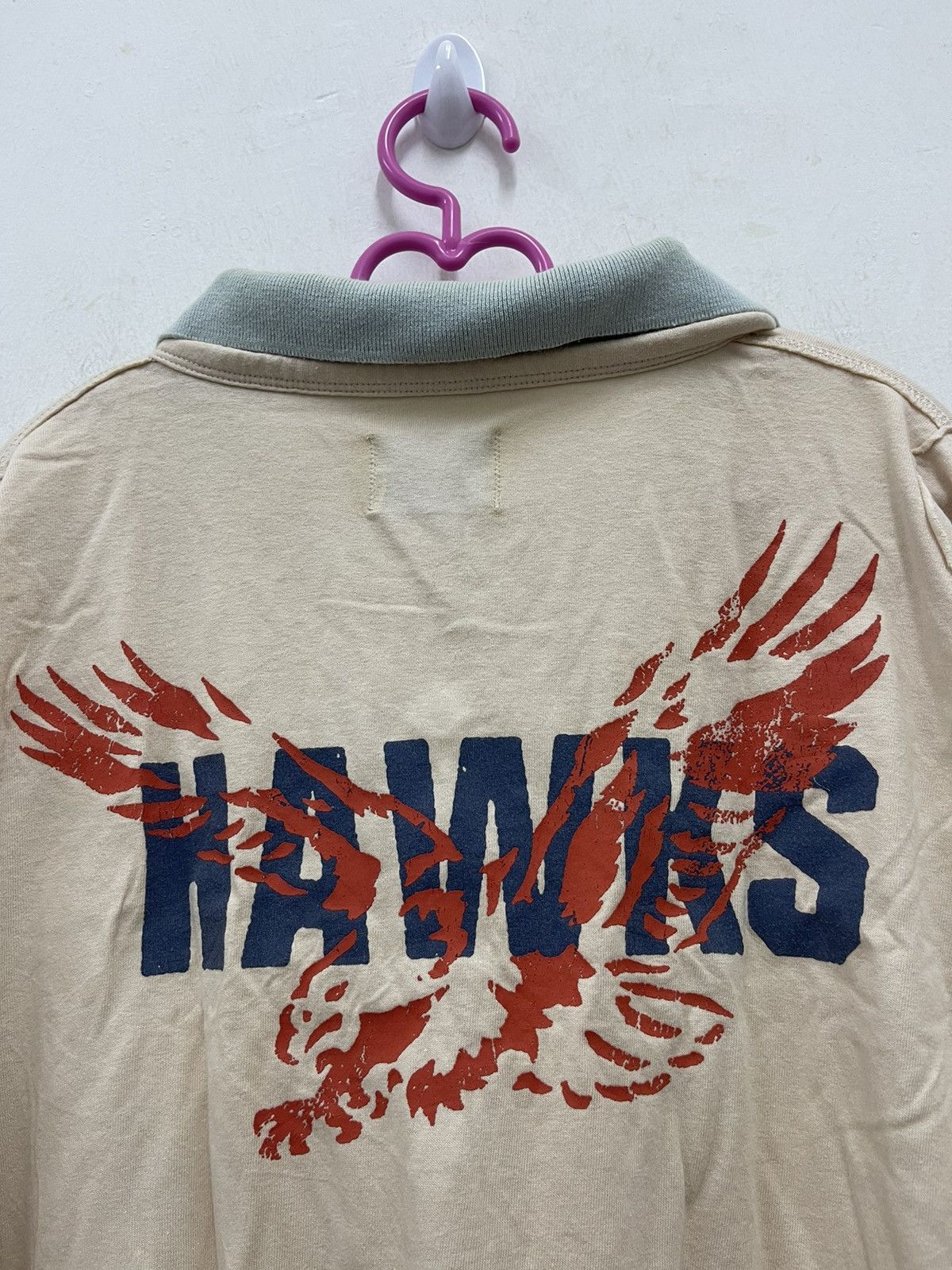 Replay Rare Vintage REPLAY Hawks Long Sleeve Polo Tee Size US XXL / EU 58 / 5 - 8 Thumbnail