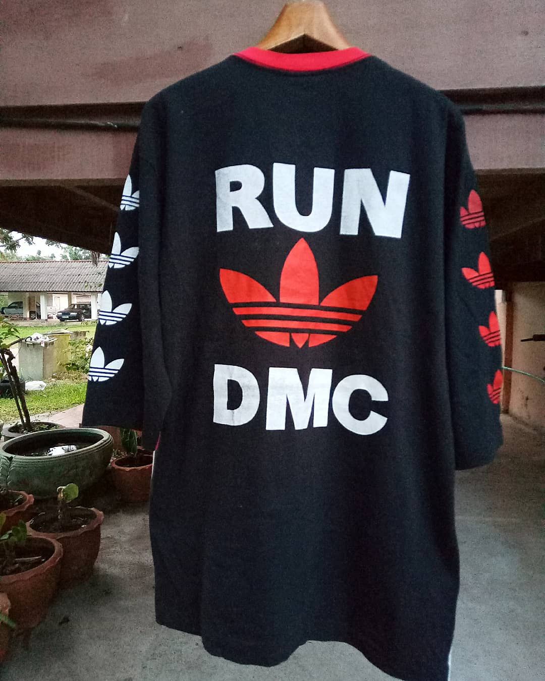 Adidas Vintage 90s Adidas Run Dmc bands hiphop raptees Size US XL / EU 56 / 4 - 2 Thumbnail