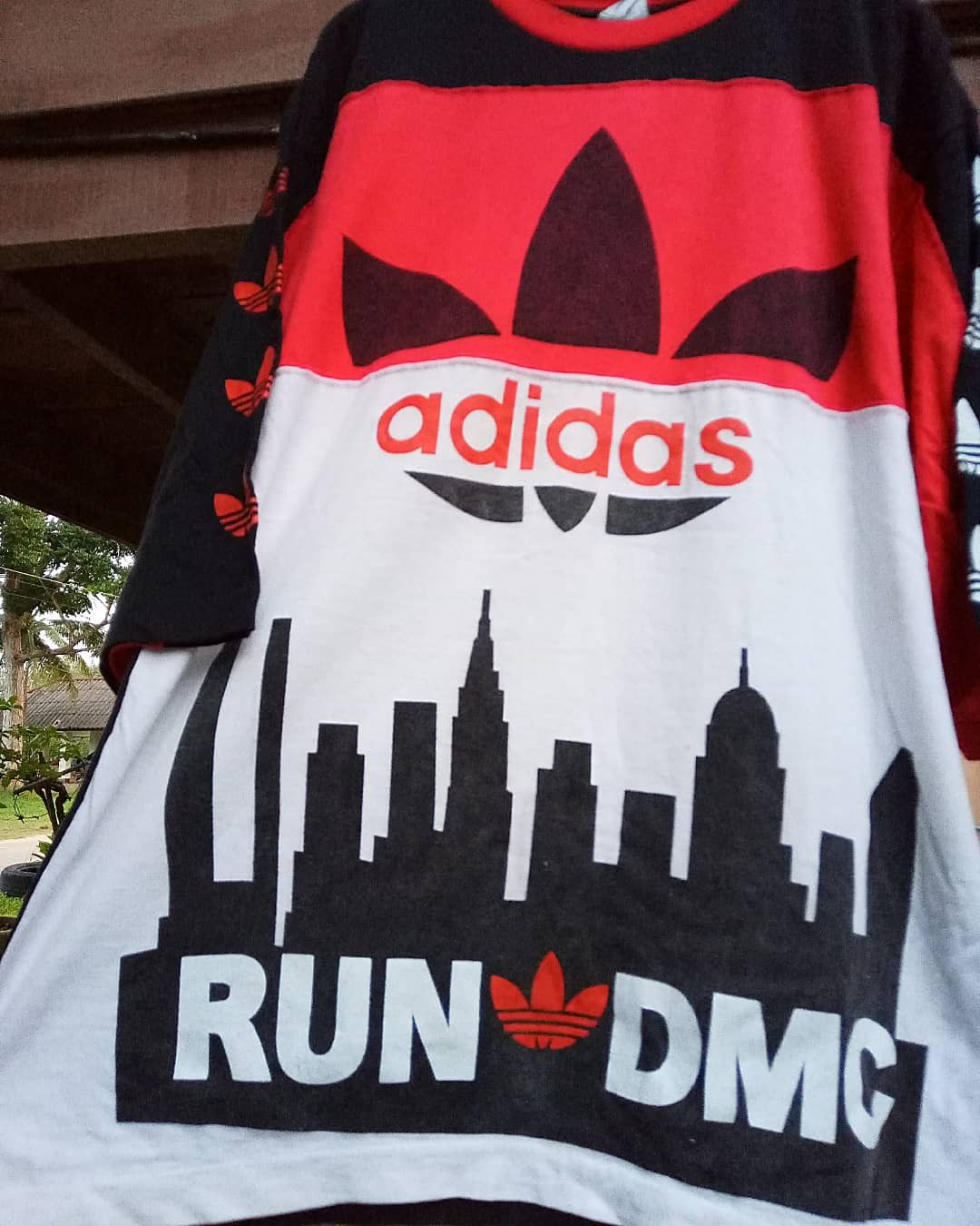 Adidas Vintage 90s Adidas Run Dmc bands hiphop raptees Size US XL / EU 56 / 4 - 3 Thumbnail