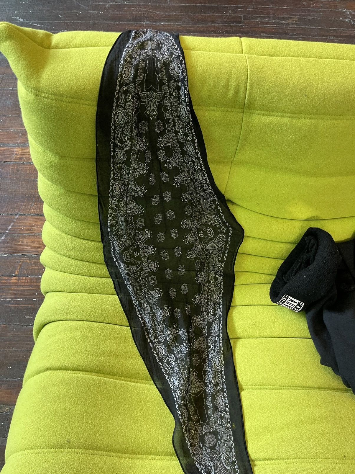 Hedi Slimane × Saint Laurent Paris SLP HEDI PAISLEY BANDANA SCARF