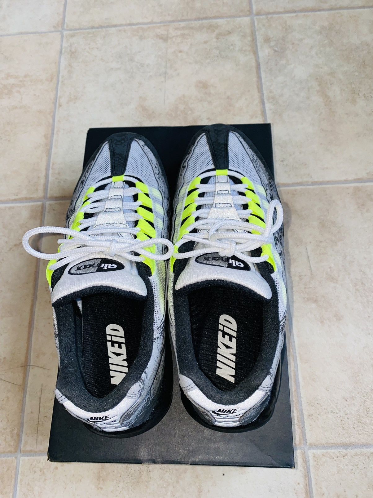 Japanese Brand × Nike × atmos NikeLab Air Max 95 🆔 Snakeskin Neon Tn Size US 9.5 / EU 42-43 - 15 Thumbnail