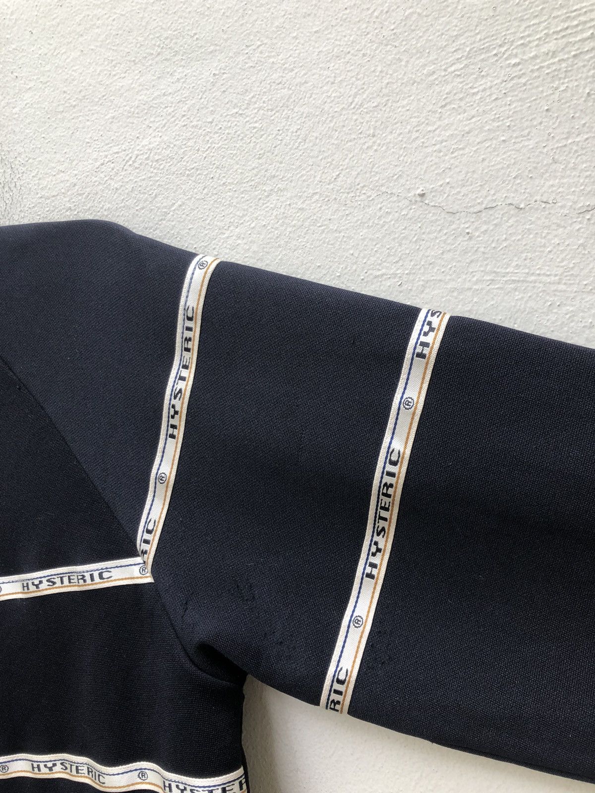 Hysteric Glamour Vintage 90s Hysteric Glamour Dark Blue Track Top Sweater Size US S / EU 44-46 / 1 - 11 Thumbnail