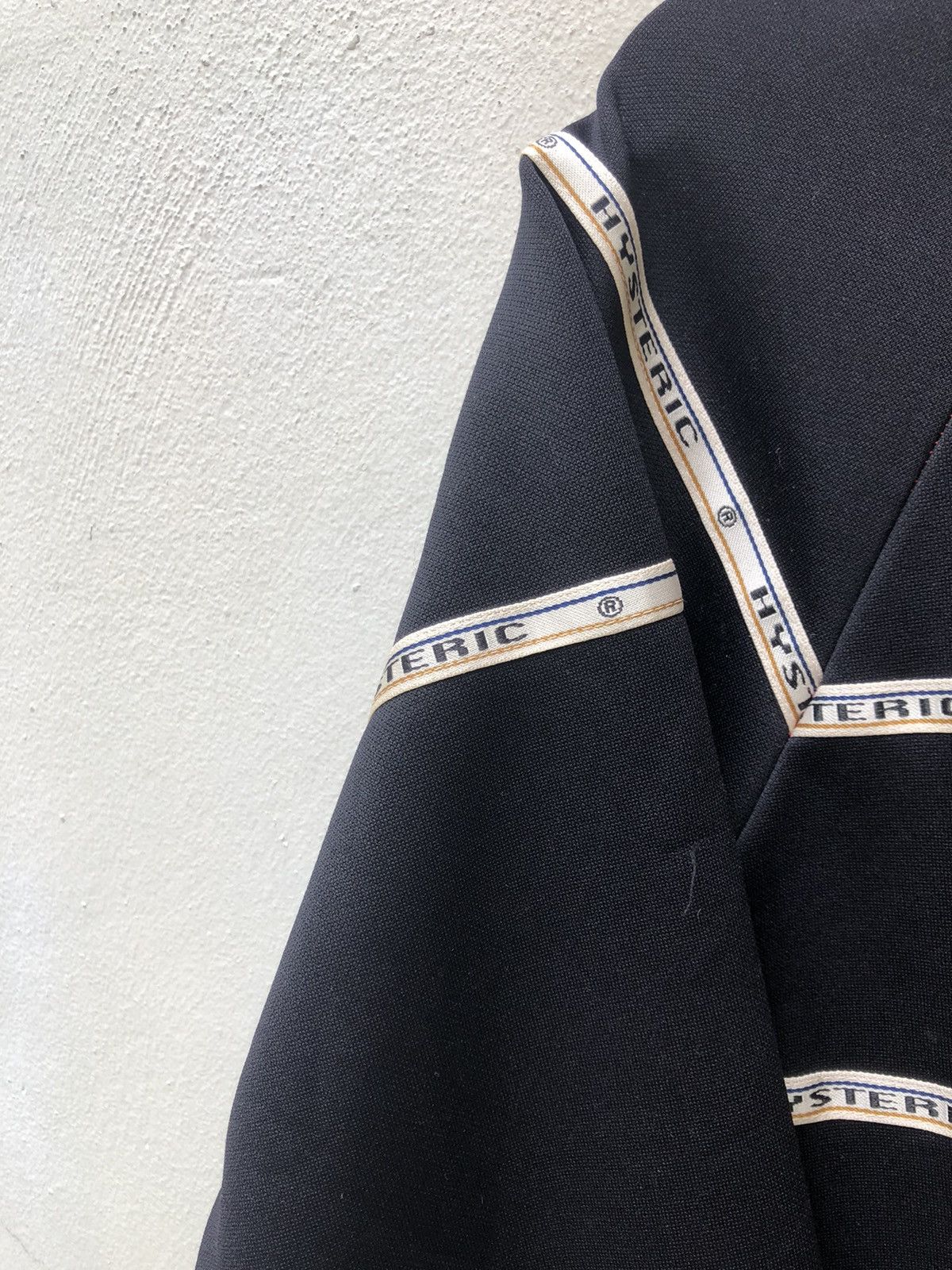 Hysteric Glamour Vintage 90s Hysteric Glamour Dark Blue Track Top Sweater Size US S / EU 44-46 / 1 - 10 Thumbnail