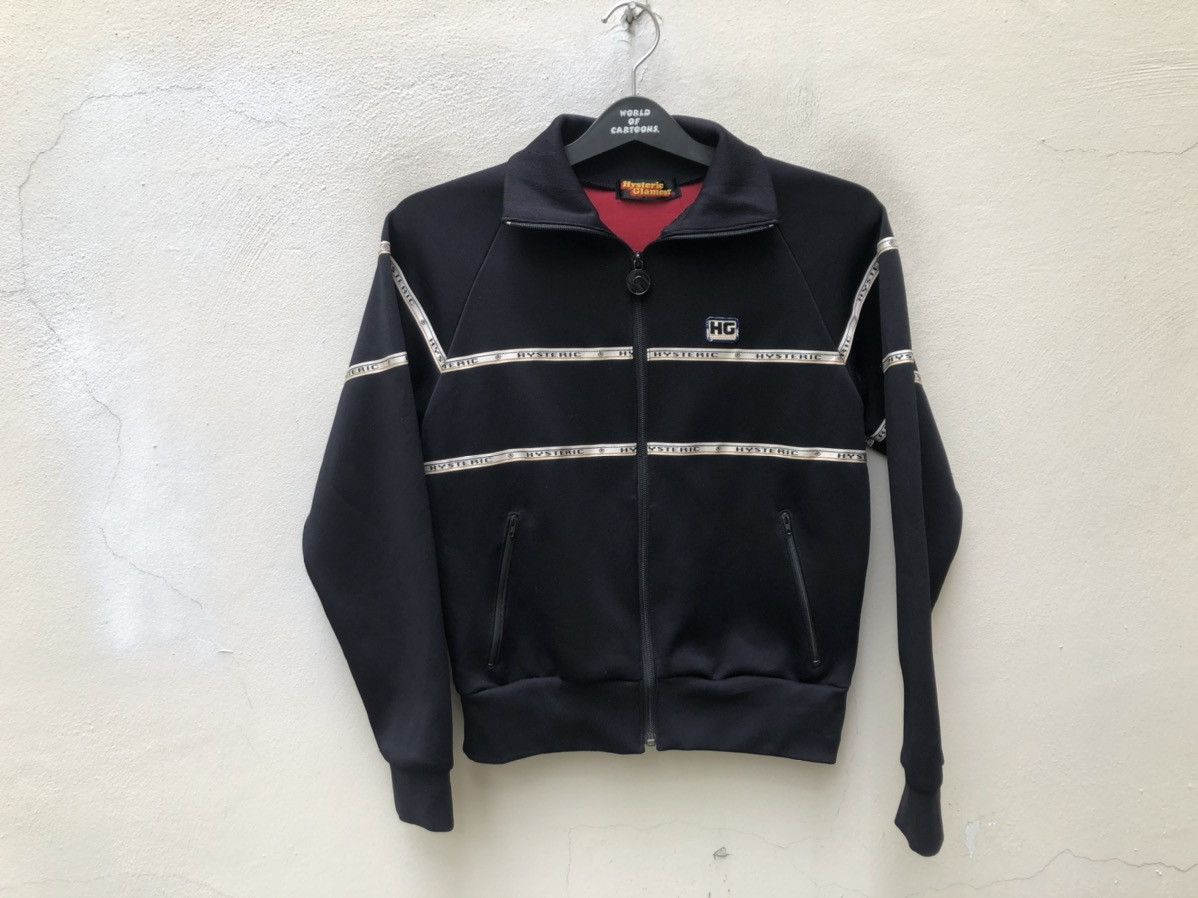 Hysteric Glamour Vintage 90s Hysteric Glamour Dark Blue Track Top Sweater Size US S / EU 44-46 / 1 - 15 Thumbnail