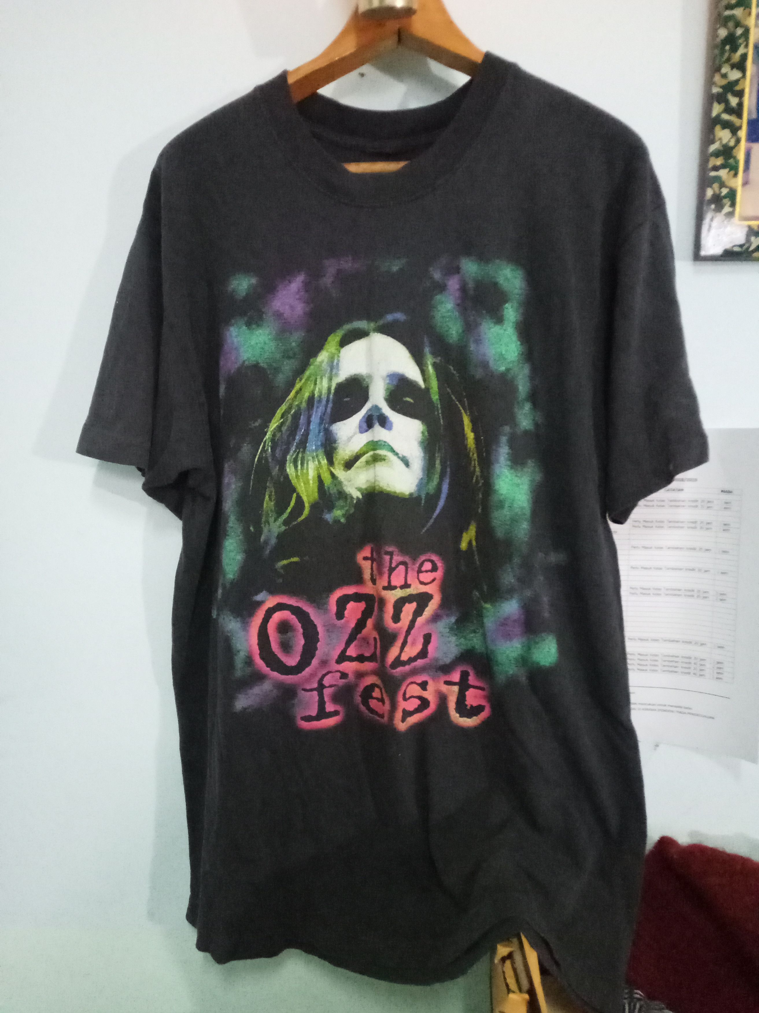 Band Tees vintage 90s Ozzy Osbourne concert fest 1997 distressed Size US XL / EU 56 / 4 - 1 Thumbnail