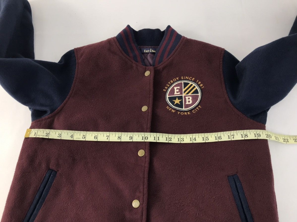 Vintage Eastboy Since 1981 Varsity Jacket Snap Button