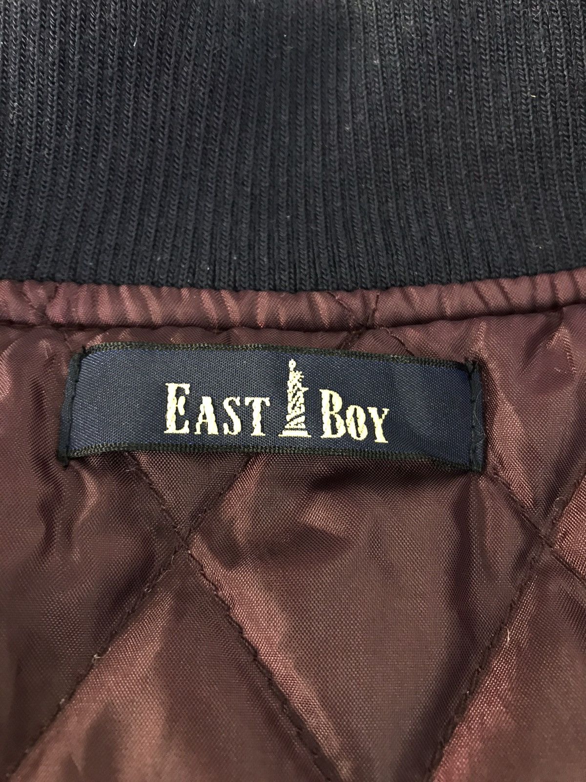 Vintage Eastboy Since 1981 Varsity Jacket Snap Button