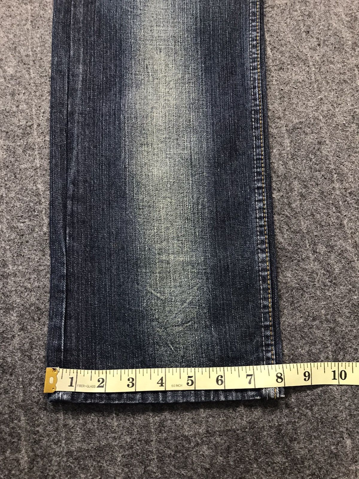 Japanese Brand Mild Life Double Waist Distressed Pieces The Skull Jeans Size US 31 - 24 Thumbnail