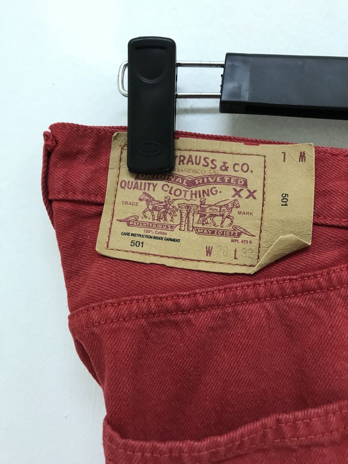 Levi's Made & Crafted Vtg 90s Levi’s 501 Rebuild Side Striped B. Kliban Regular Size US 29 - 9 Thumbnail
