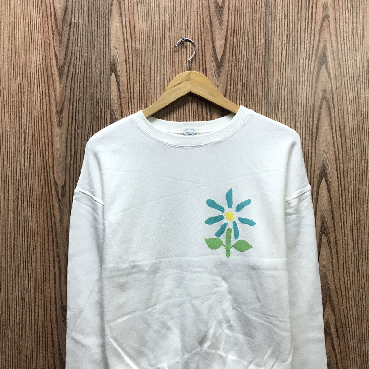 Japanese Brand × Vintage Vintage Flowers Sweatshirt Art Design Size US M / EU 48-50 / 2 - 4 Thumbnail
