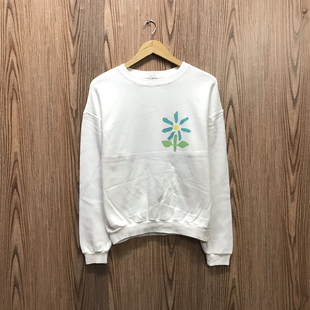 Japanese Brand × Vintage Vintage Flowers Sweatshirt Art Design Size US M / EU 48-50 / 2 - 3 Thumbnail