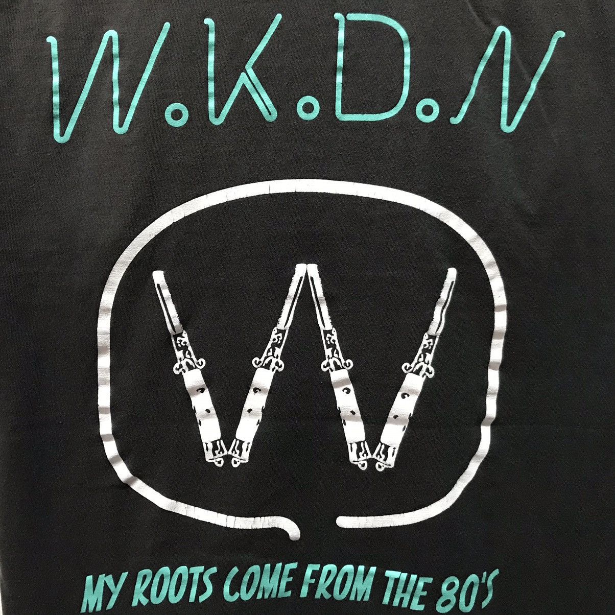 Band Tees × Vintage Vintage WKDN Shirt Crew Neck Punk Rock Size US S / EU 44-46 / 1 - 4 Thumbnail