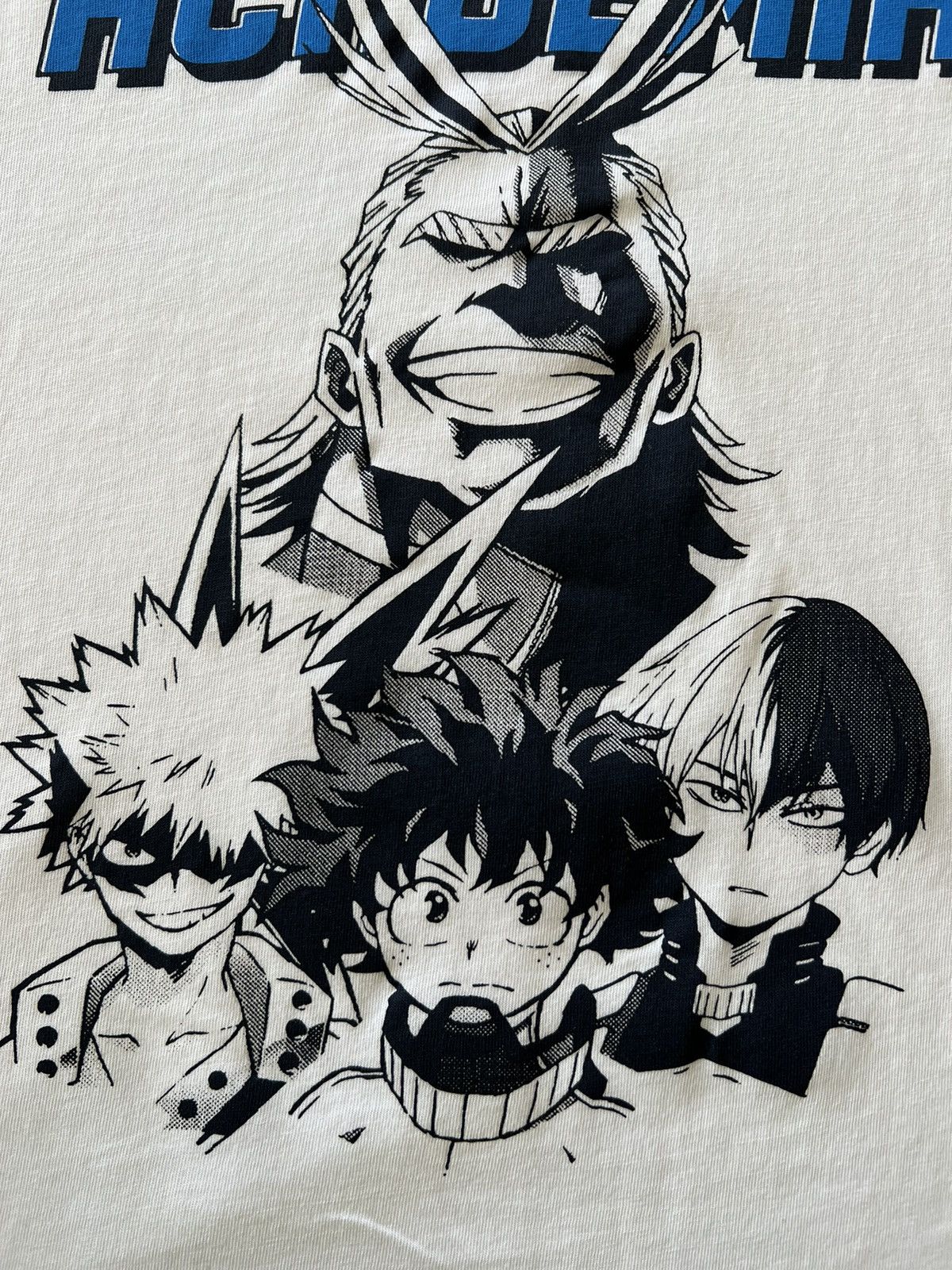 Anime Vintage My Hero Academia Uniqlo Anime White Tee Size US S / EU 44-46 / 1 - 3 Thumbnail