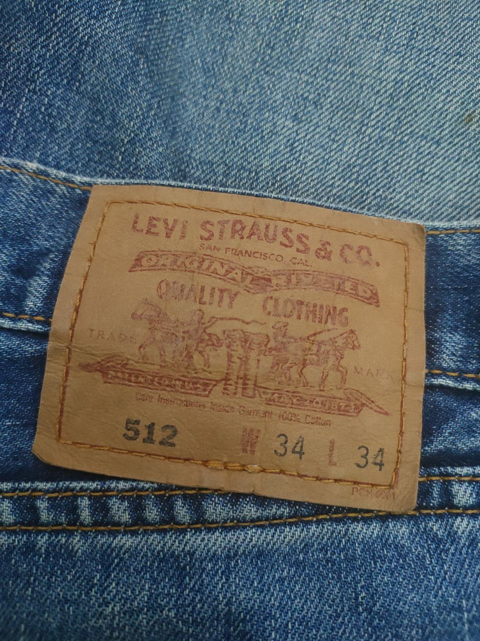 Levi's Vintage Levi's 512 Denim 34x34 Size US 33 - 7 Thumbnail