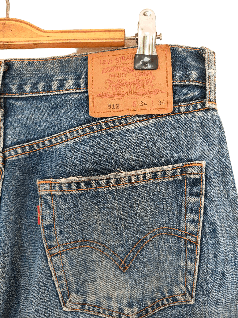 Levi's Vintage Levi's 512 Denim 34x34 Size US 33 - 6 Thumbnail
