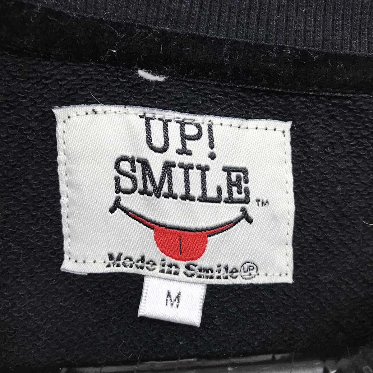 Japanese Brand × Vintage Japanese Brand Up Smile Stripes Sweatshirt Size US M / EU 48-50 / 2 - 10 Thumbnail