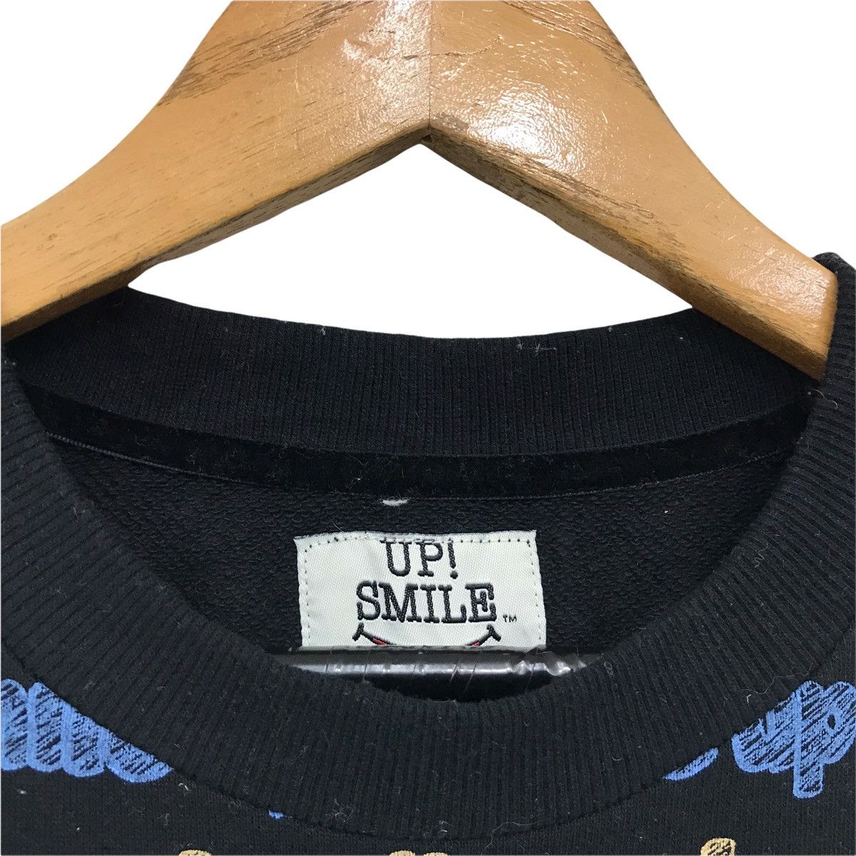 Japanese Brand × Vintage Japanese Brand Up Smile Stripes Sweatshirt Size US M / EU 48-50 / 2 - 9 Thumbnail
