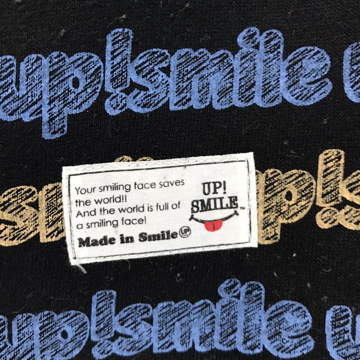 Japanese Brand × Vintage Japanese Brand Up Smile Stripes Sweatshirt Size US M / EU 48-50 / 2 - 8 Thumbnail