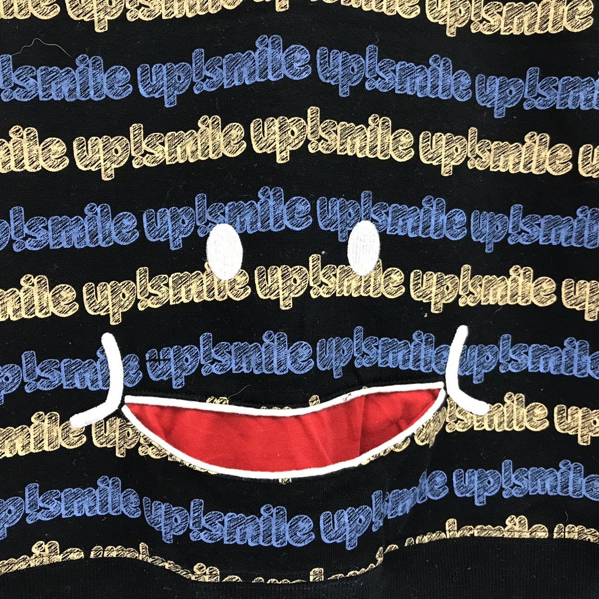 Japanese Brand × Vintage Japanese Brand Up Smile Stripes Sweatshirt Size US M / EU 48-50 / 2 - 5 Thumbnail