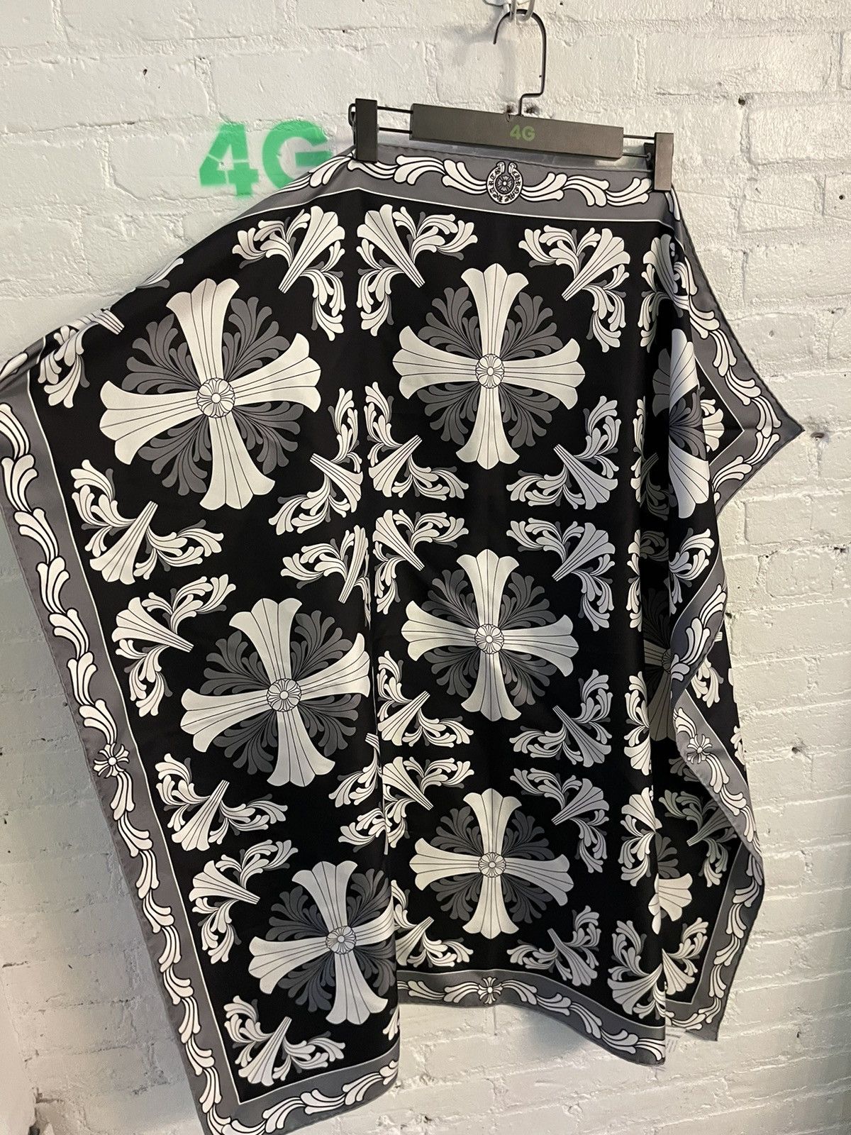 Chrome Hearts Chrome Hearts NEW LARGE SILK SCARF VAIL 4Gseller Size ONE SIZE - 5 Thumbnail