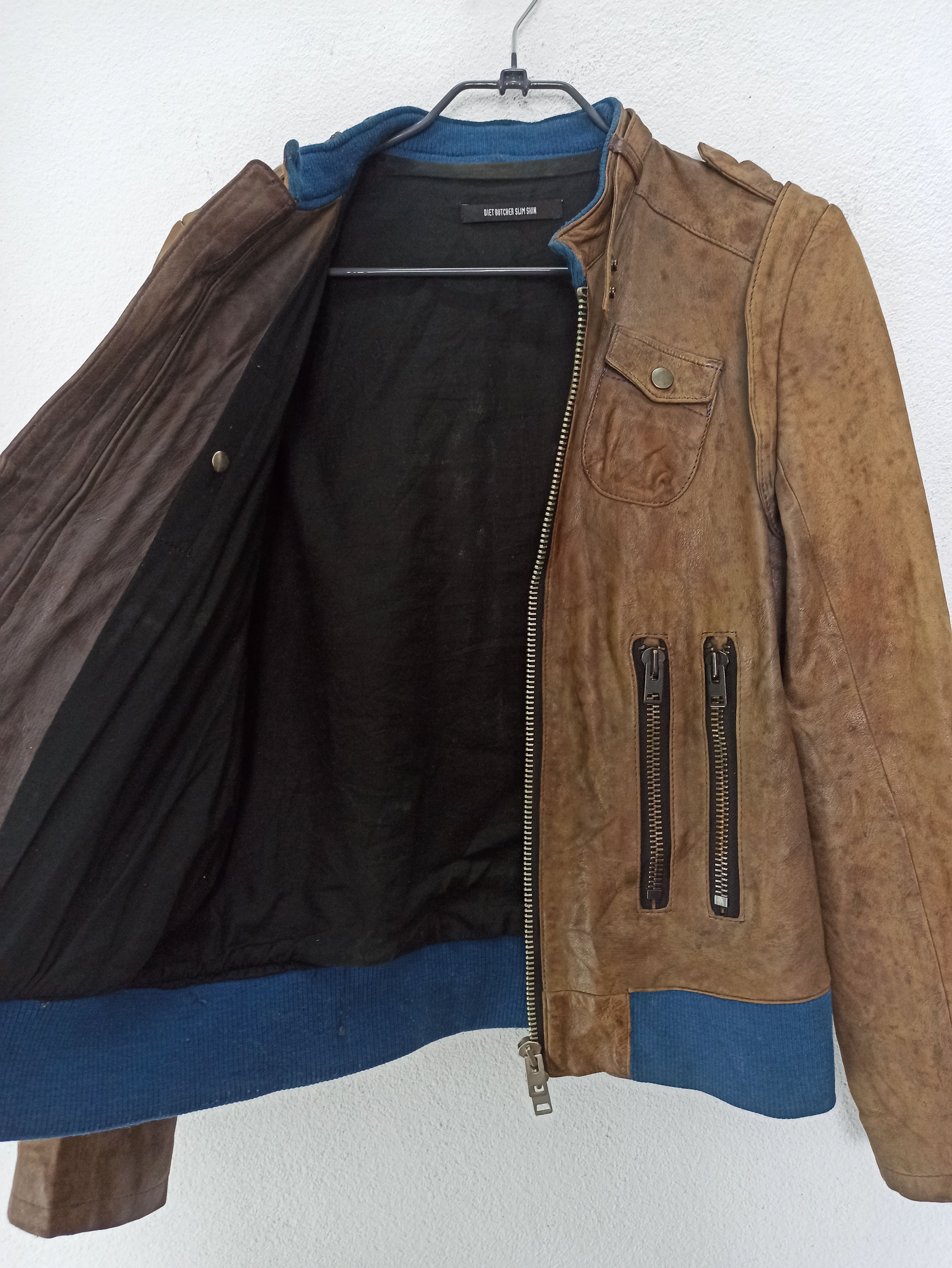 Diet Butcher Slim Skin Biker Leather Jacket Diet Butcher Slim Skin Made In Japan Size US S / EU 44-46 / 1 - 3 Thumbnail