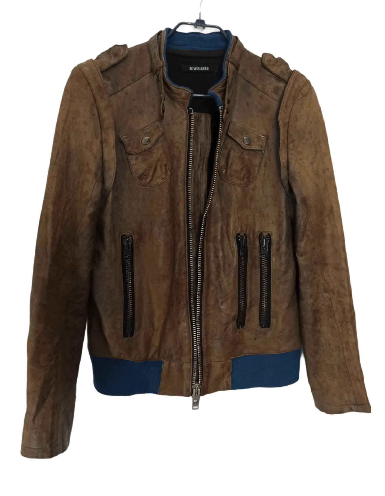 Diet Butcher Slim Skin Biker Leather Jacket Diet Butcher Slim Skin Made In Japan Size US S / EU 44-46 / 1 - 1 Thumbnail
