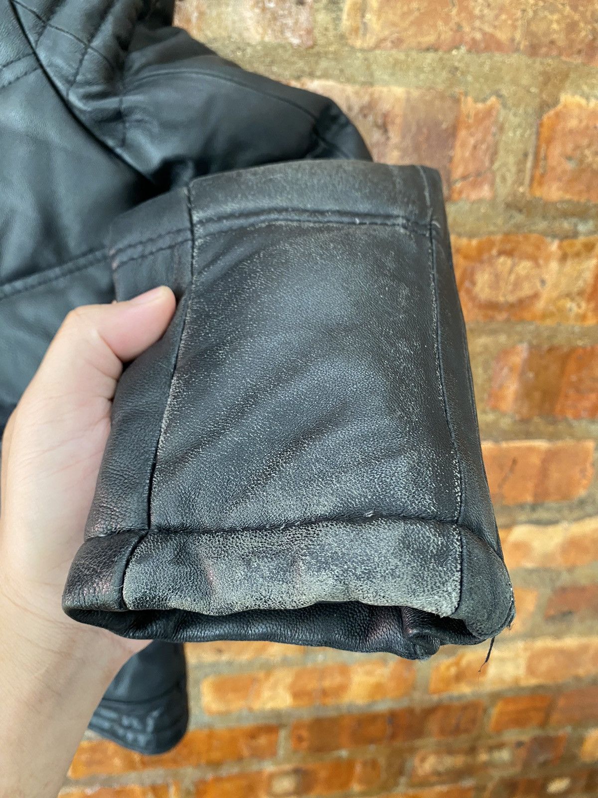 JACKROSE Vtg JACKROSE Japan (W) sheepskin rabbit fur puffer leather Size US M / EU 48-50 / 2 - 11 Thumbnail